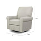 Monogram by Namesake Monroe Pillowback Power Recliner (Franklin and Ben) - Performance Grey Eco Twill