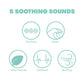 Frida 2-in-1 Portable Sound Machine and Nightlight