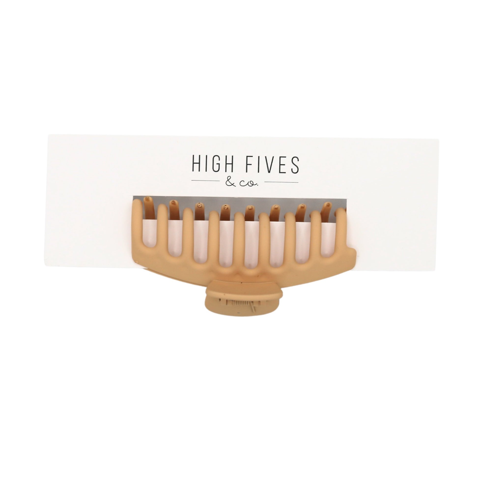 High Fives Women's Classic Claw Clip - Large - Pale Terracotta
