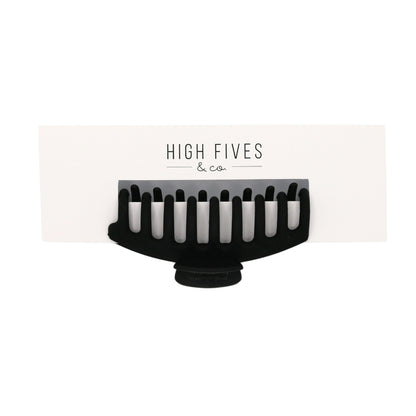 High Fives Women's Classic Claw Clip - Large - Black