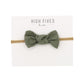 High Fives Linen Knot Bow Nylon Headband