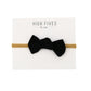 High Fives Linen Knot Bow Nylon Headband