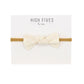 High Fives Linen Knot Bow Nylon Headband