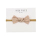 High Fives Printed Linen Knot Bow Nylon Headband