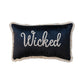 Creative Co-op Cotton Velvet Lumbar Pillow - Wicked