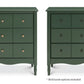 Liberty 6-Drawer Assembled Dresser - Forest Green