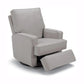 Best Chairs Kersey Swivel Glider Recliner - Dove