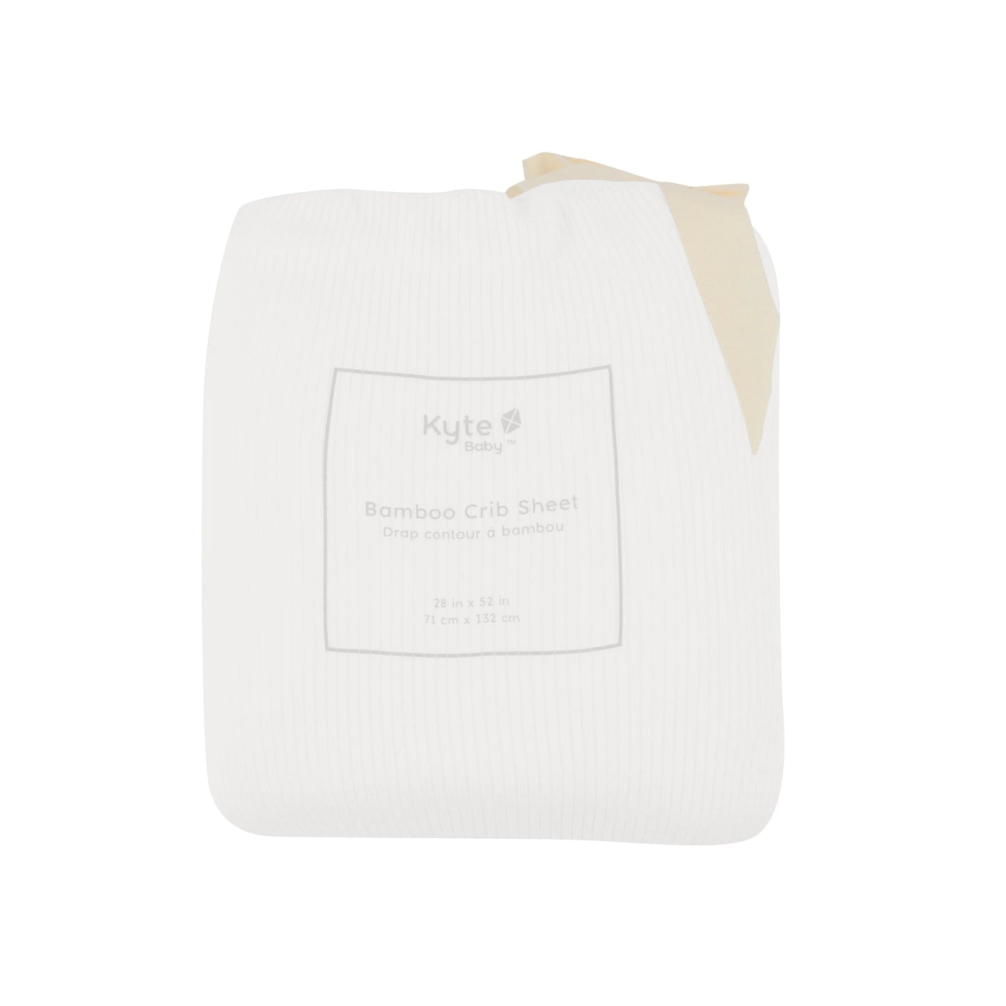 Kyte Baby Ribbed Crib Sheet