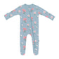 Kyte BABY Zippered Footie Pajama - Peony