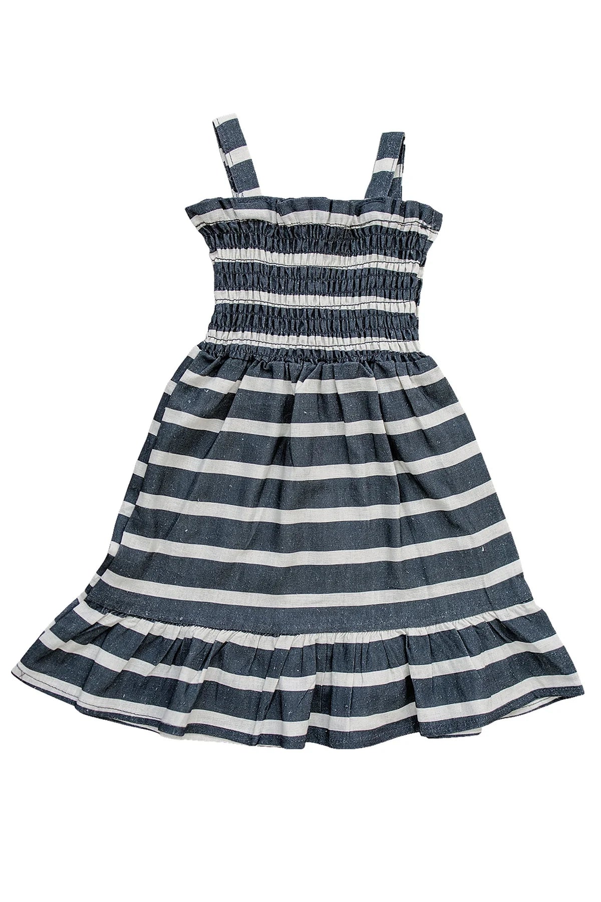Mebie Baby Linen Dress - Stripe