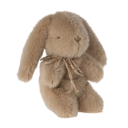 Maileg Bunny Plush - Mini - Cream Peach with Pink Bow