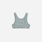 Rylee and Cru Longline Bra - Blue Daisy