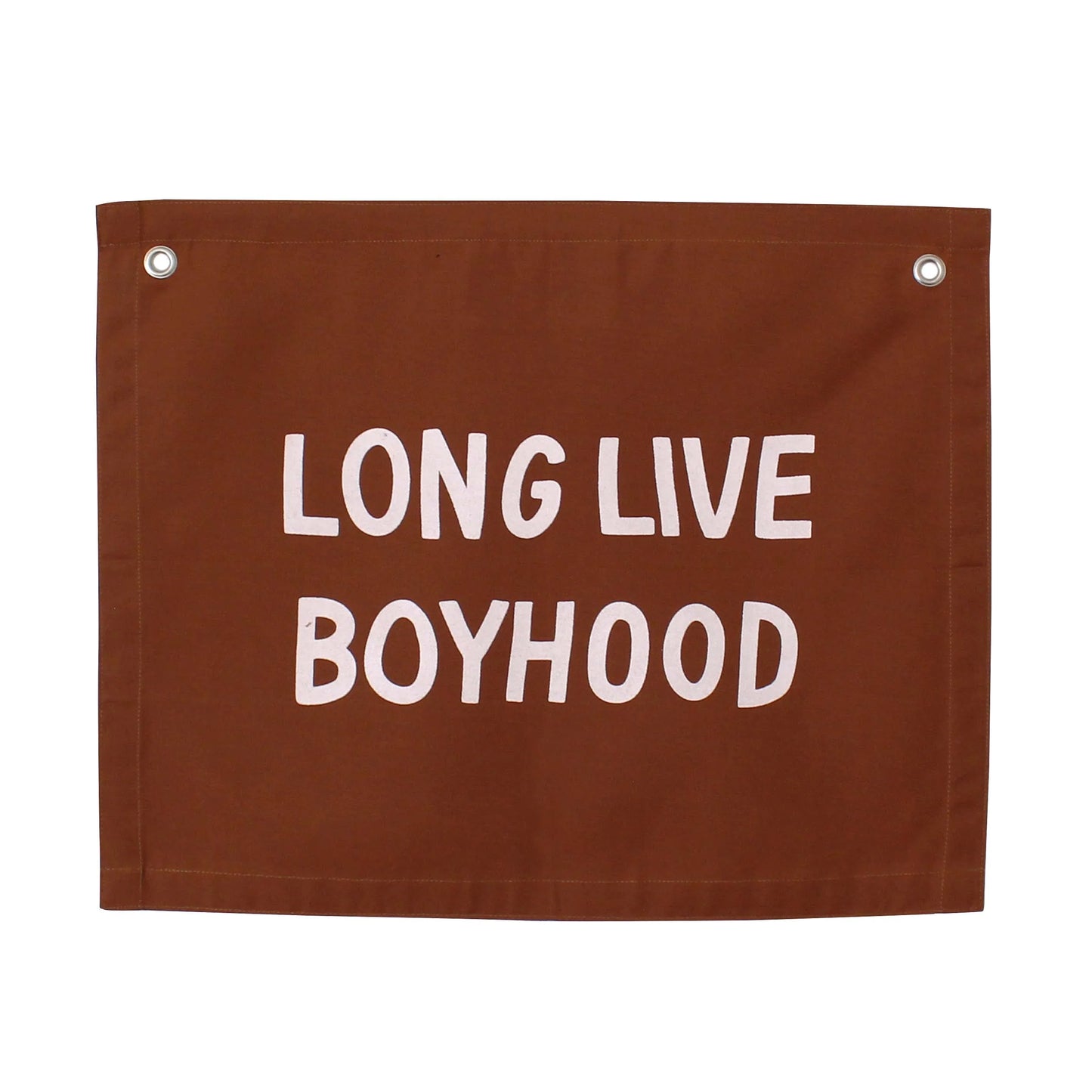 Imani and kids Long Live Boyhood Canvas Banner
