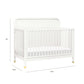 Namesake Brimsley Tambour 4-in-1 Convertible Crib - Warm White