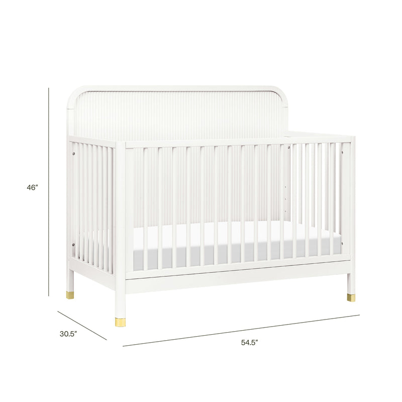 Namesake Brimsley Tambour 4-in-1 Convertible Crib - Warm White