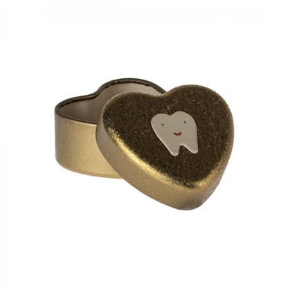 Maileg Tooth Box - Gold Crackle