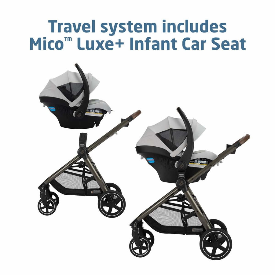 Maxi-Cosi Zelia Luxe+ 5-in-1 Travel System with Mico Luxe+