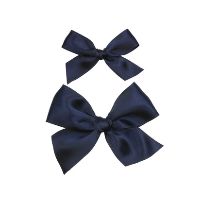 Lou Lou and Company Satin Bow Clip - Large