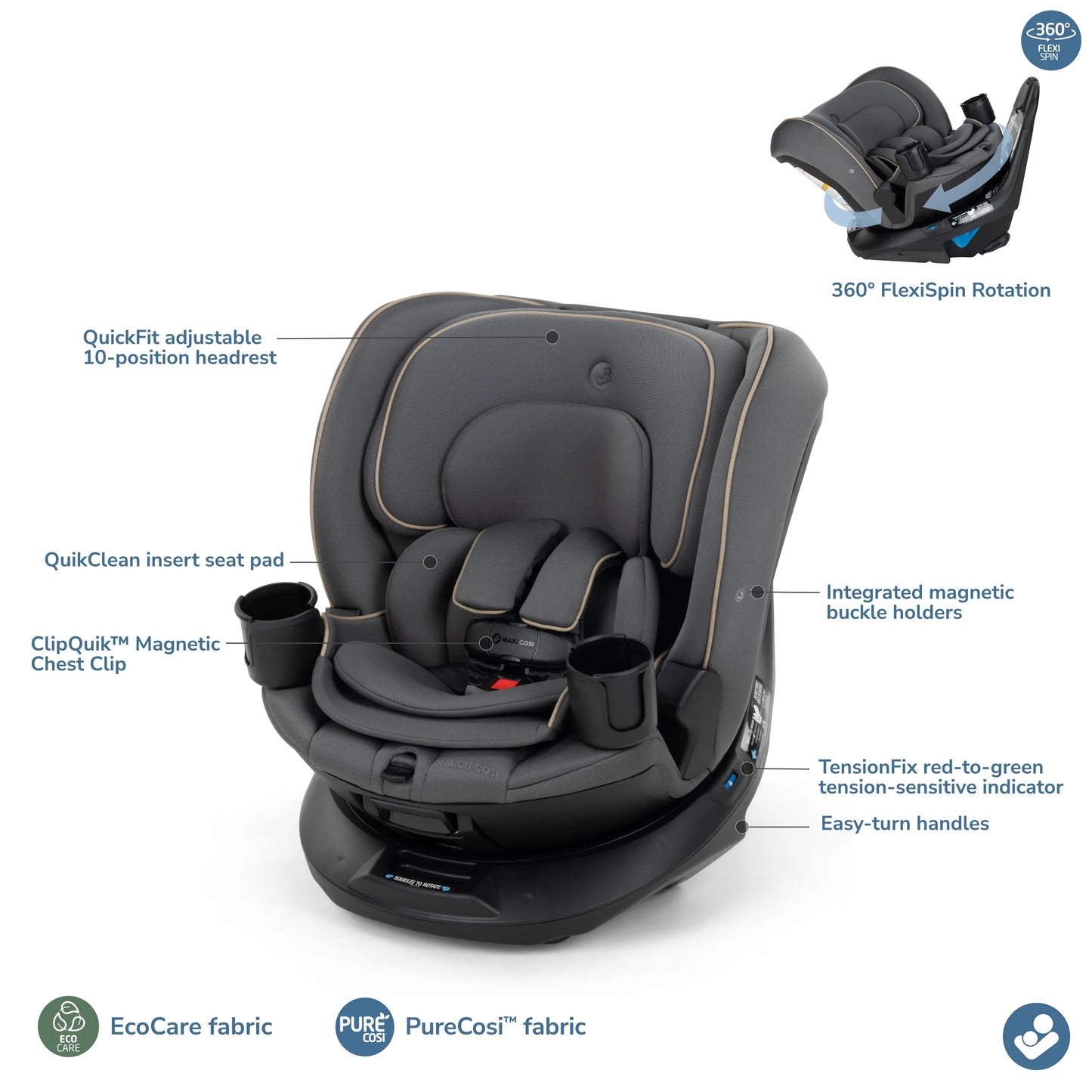 Maxi-Cosi Andi 360 Rotating Convertible Car Seat