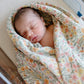 Mushie Muslin Swaddles - Pastel Blooms