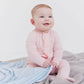 Magnetic Me Modal Magnetic Footie With Ruffle - Pink Dogwood