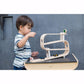 Boy plays with PlanToys Ramp Racer