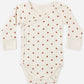 Quincy Mae Side Snap Bodysuit - Red Hearts