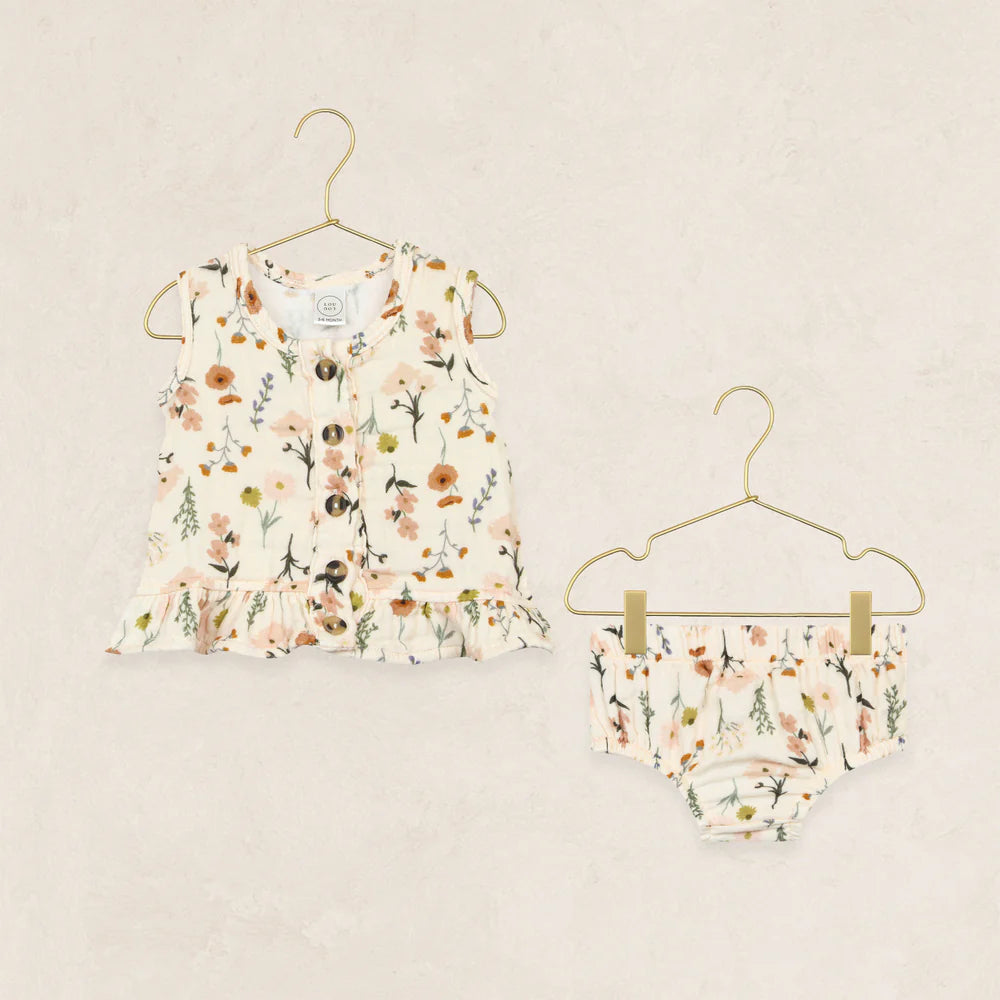 Lou Lou and Company Ruffle Tank + Bloomer Set - Rachel