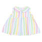 Angel Dear The Jill- Peter Pan Button Front Dress W/ Ric Rac Trim And Dc - Ric Rac Stripe