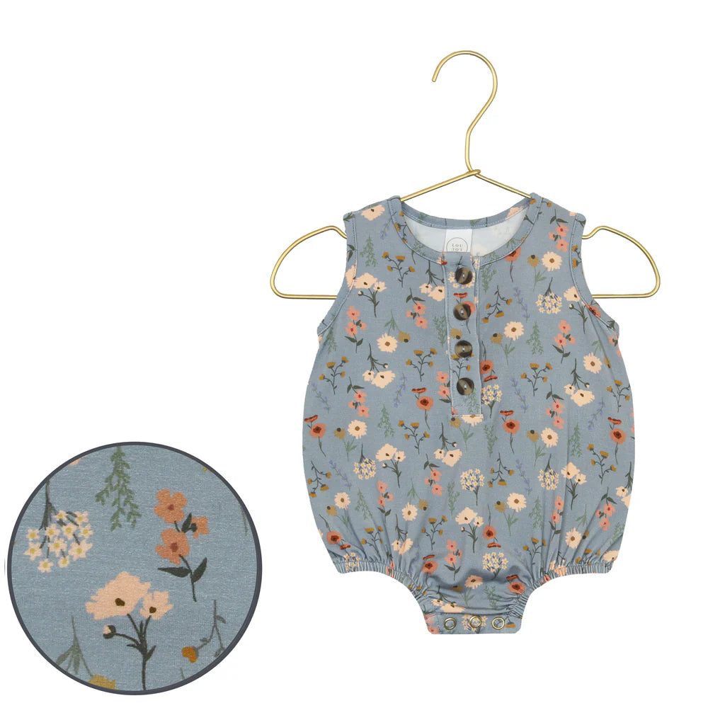 Lou Lou and Company Bubble Romper - Scarlet