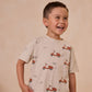 Rylee and Cru Raw Edge Tee - Moped