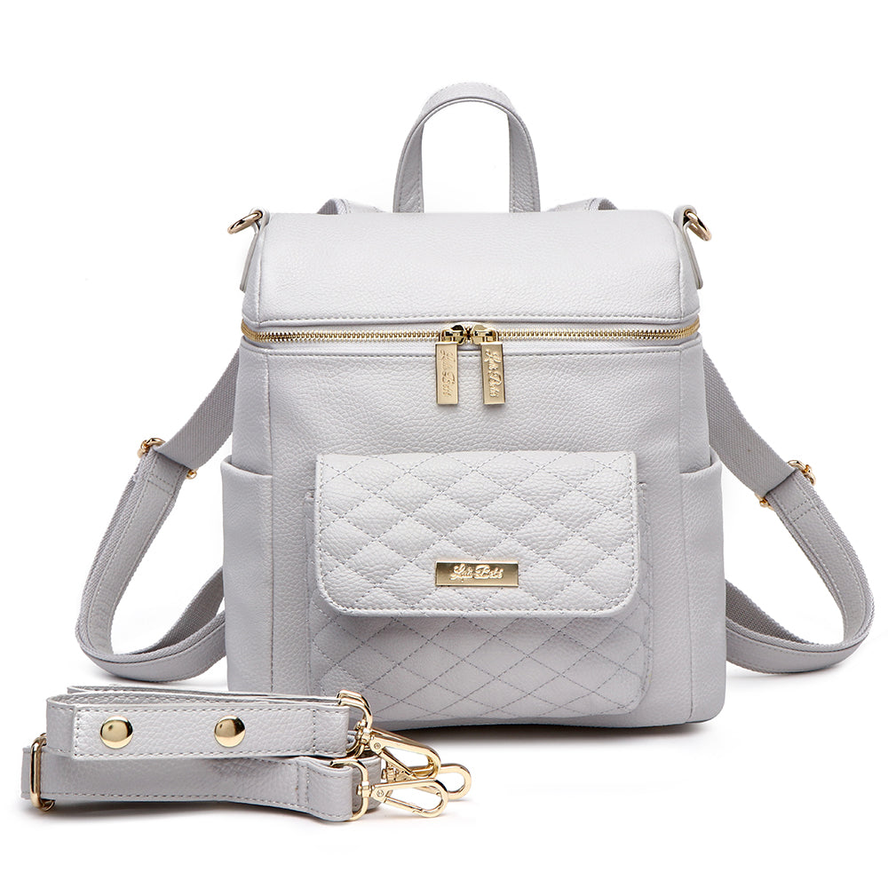 Luli Bebe Petit Diaper Bag Stone Grey (IN-STORE VERSION)