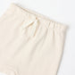 Quincy Mae Wrap Top + Footed Pant Set - Natural