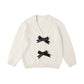 Rylee and Cru Bow Cardigan - Natural