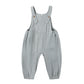 Quincy Mae Baby Overall - Steel Blue