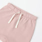 Quincy Mae Wrap Top + Footed Pant Set - Rose