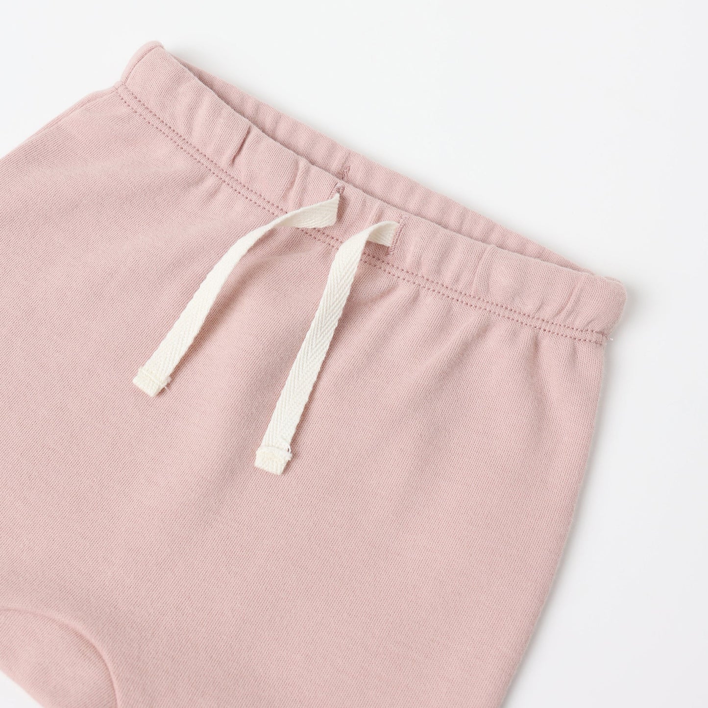 Quincy Mae Wrap Top + Footed Pant Set - Rose