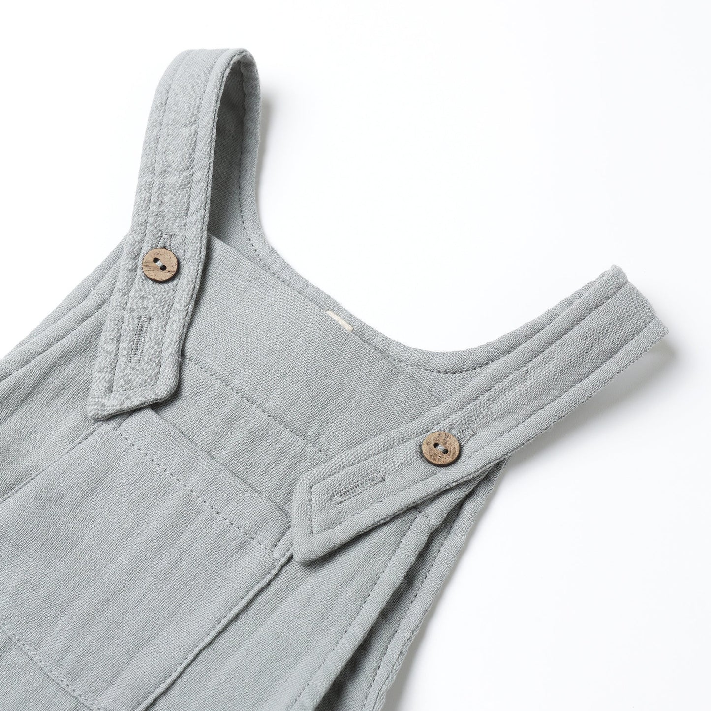 Quincy Mae Baby Overall - Steel Blue