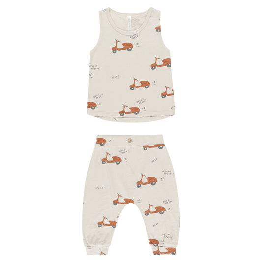 Rylee and Cru Tank + Slouch Pant Set - Moped