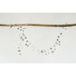 Creative Co-op Star Shaped Garland with Glitter