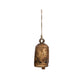 Creative Co-op Metal Bell on Jute Rope with Star Cut-Outs