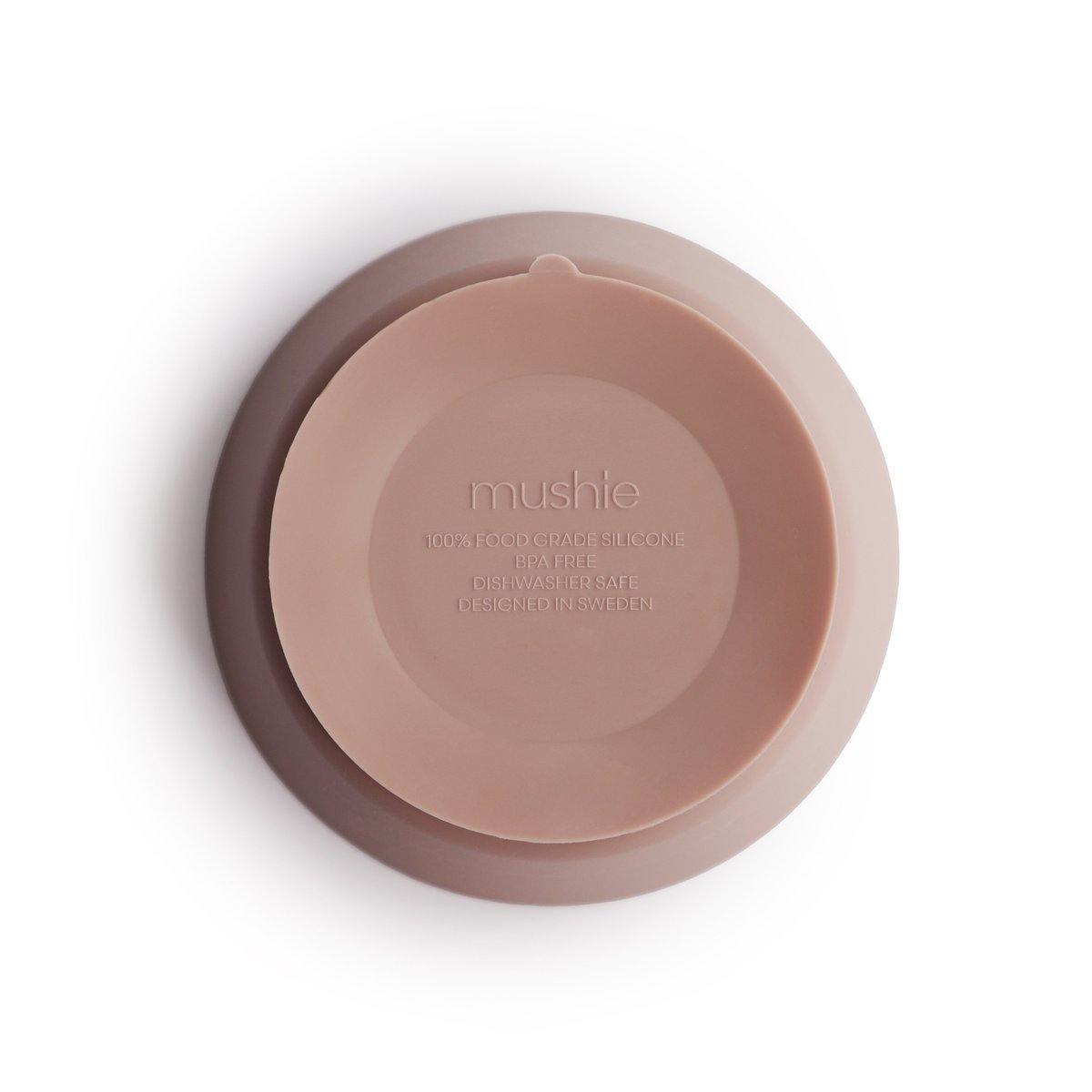 Mushie Silicone Suction Bowl - Blush