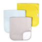 Copper Pearl 3-Pack Burp Cloth Set - Stone