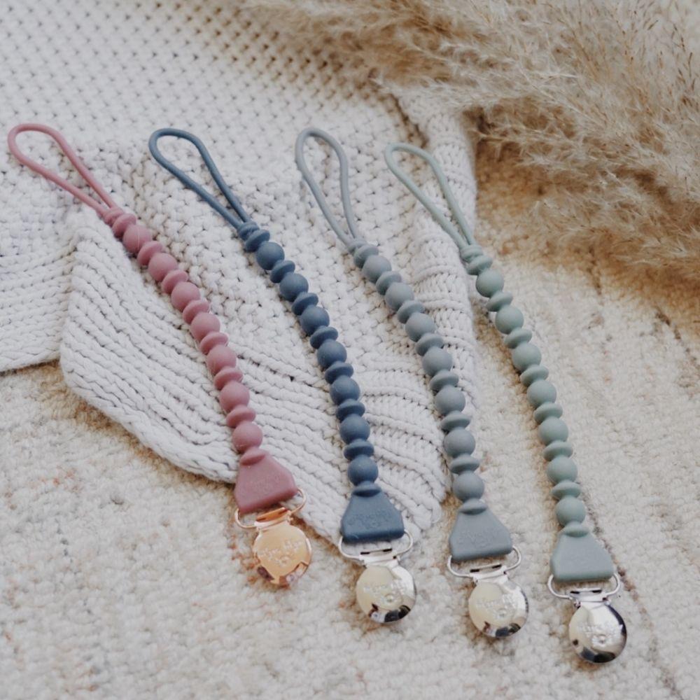 Itzy Ritzy Sweetie Strap Beaded Pacifier Clip