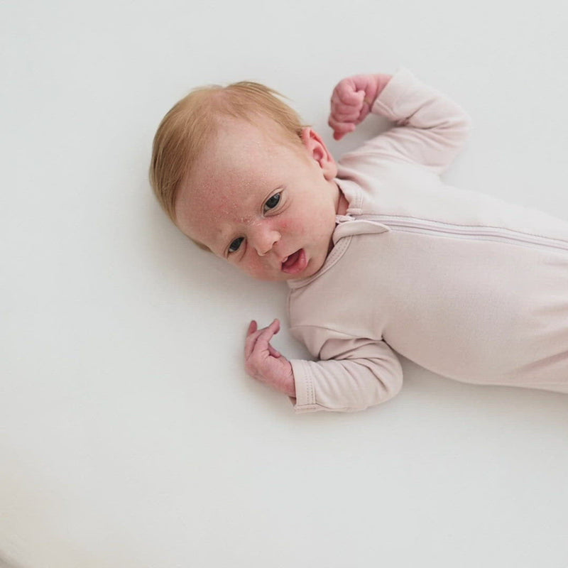 Kyte BABY Zippered Footie - Blush