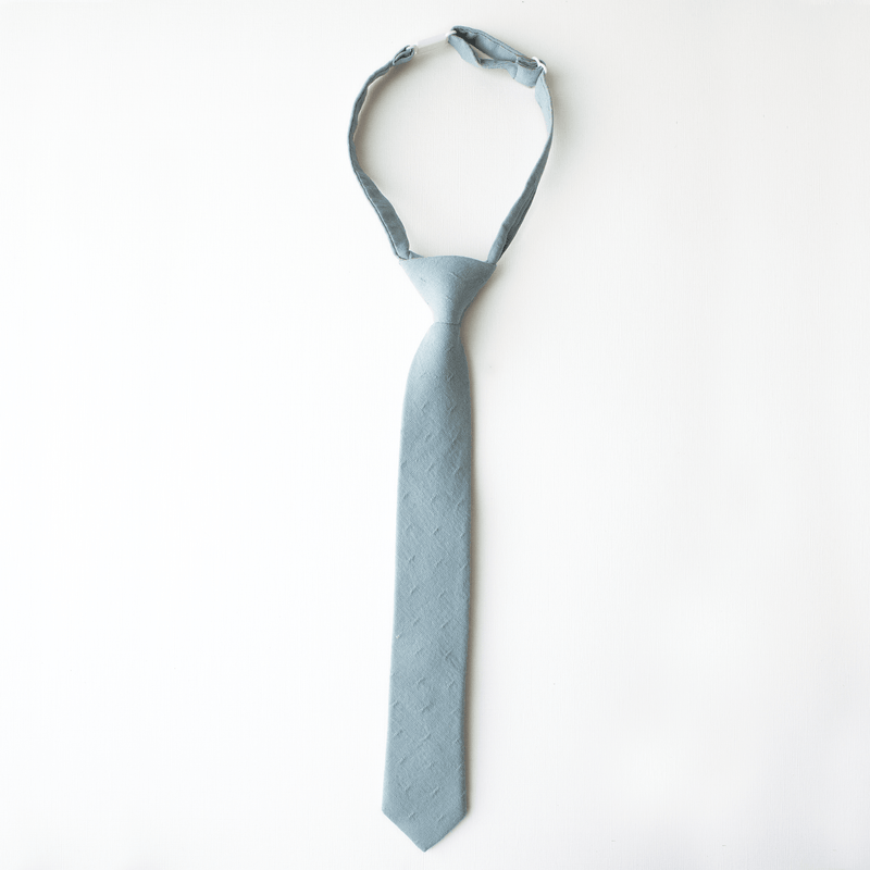 Boon Ties Boys' Tie - Dusty Blue