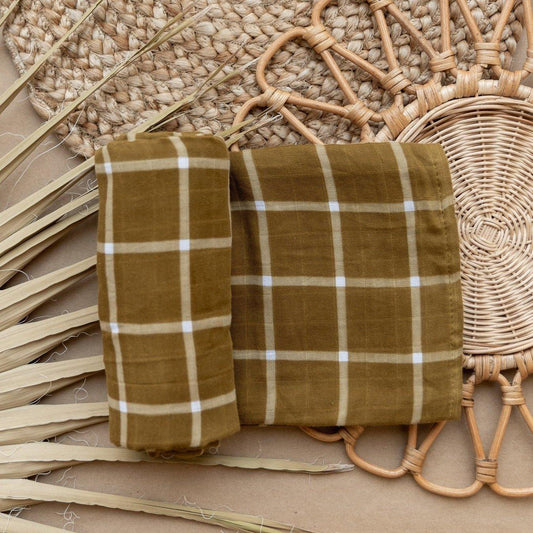 Brixton Phoenix Muslin Swaddle - Fireside
