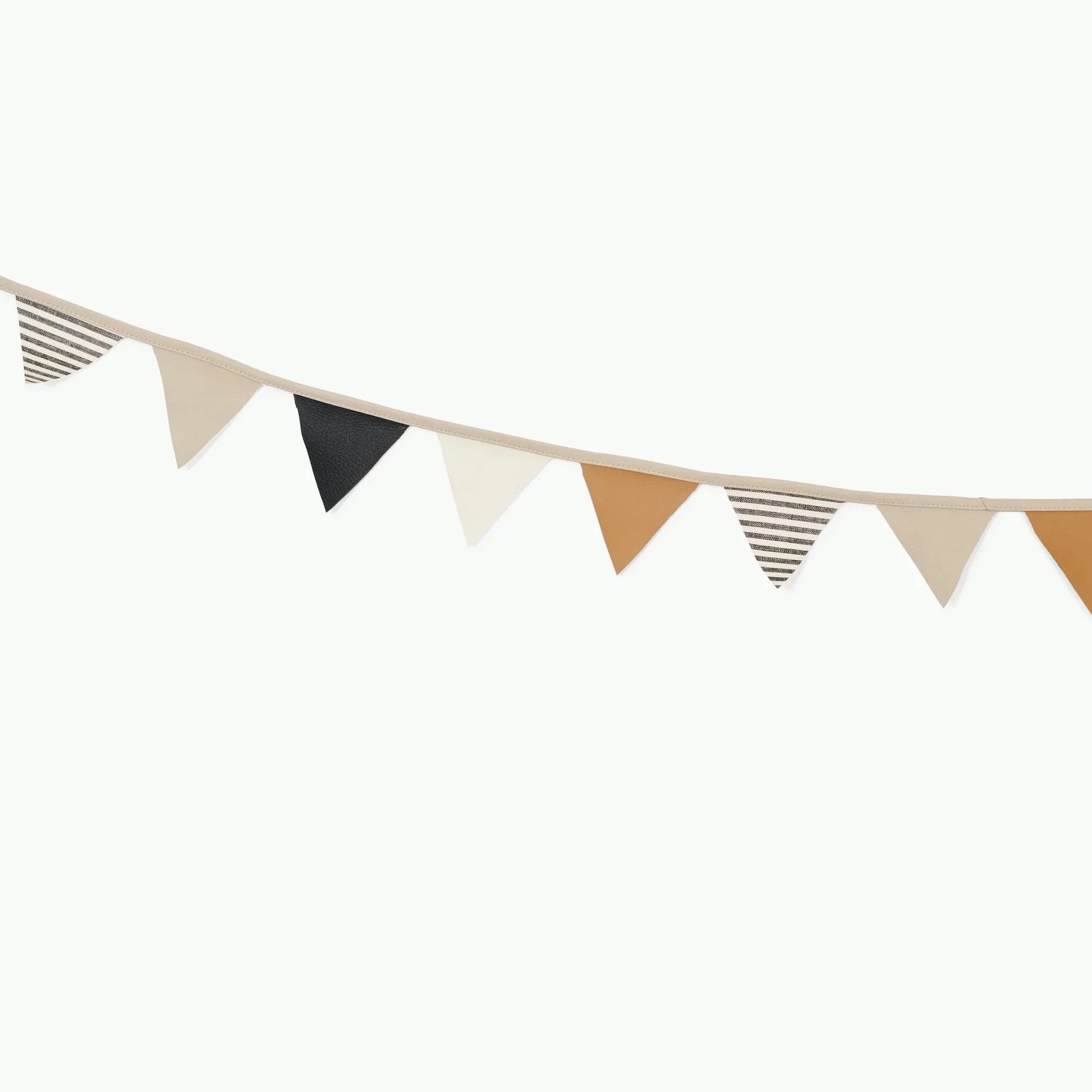Gathre Bunting Pennants - Stone Stripe
