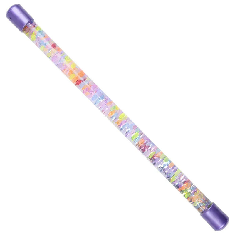 Toysmith Glitter Water Baton - Clear / Purple Tips