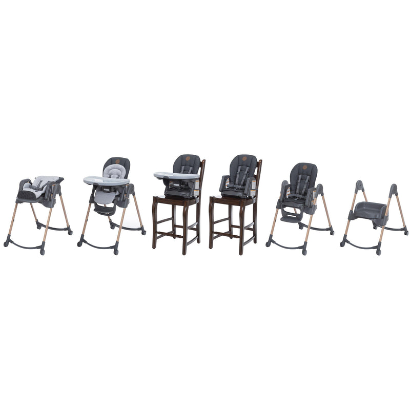 Maxi-Cosi Minla 6-in-1 High Chair - Essential Graphite
